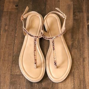 Rose Gold Sandals